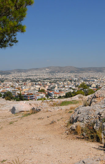 Bild tagen från Areopagus Rock